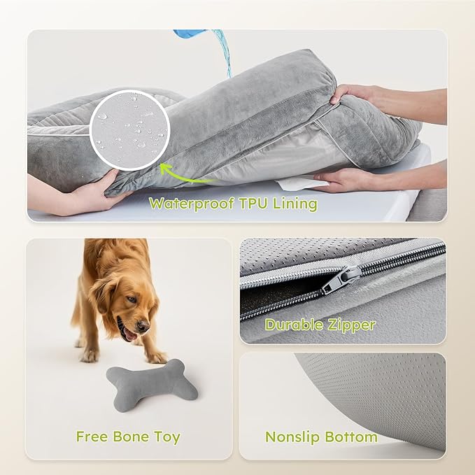 CWAWZ XXL Dog Bed for Extra Large Dogs, Giant Orthopedic Dog Bed - Image 6