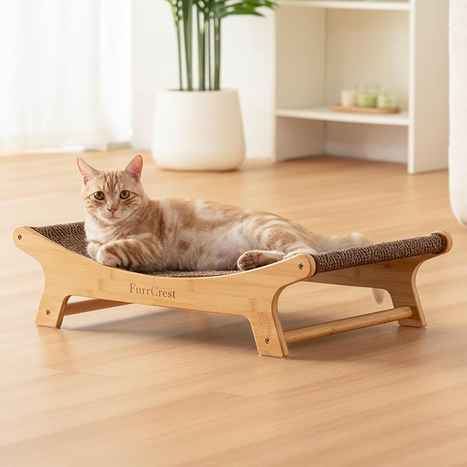 XL Sisal Cat Scratcher Bed by MeetFurrCrest%E2%80%94ComfortforModernCats