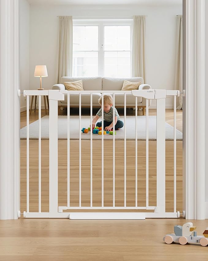 Cumbor 29.7-40.6" Baby Gate for Stairs, Mom's Choice Awards Winner-Dog Gate for by Cumbor
