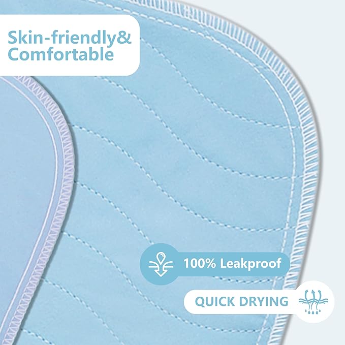 DAHAPYBOO Washable Underpads, Heavy Absorbency Reusable - Image 4