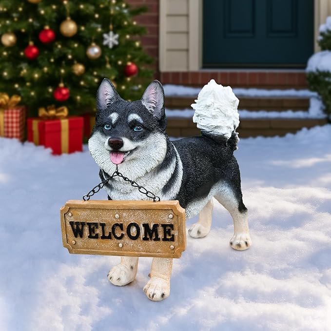 Shiba Inu Dog Garden Statue - Image 7
