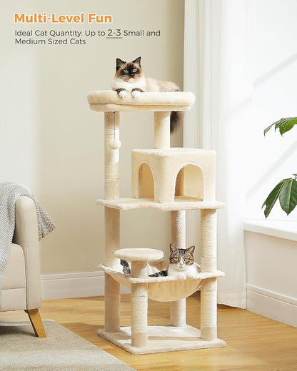MUTTROS Cat Tree for Indoor Cats, 45.7" Multi-Level Cat Tower - Image 2