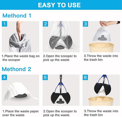 UPSKY Pooper Scooper for Large Small Dogs, Folding Dog Poop Scooper, Sturdy - Image 4