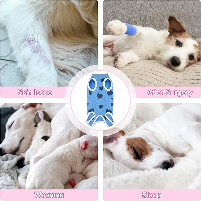 Coppthinktu Recovery Suit for Dogs After Surgery, Dog Onesie Surgery Recovery - Image 2