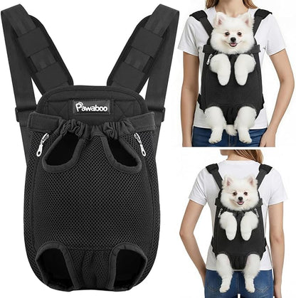 Pawaboo Adjustable Dog Carrier Backpack, Pet Front Cat Carrier Bag by Pawaboo