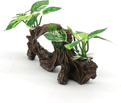 relaqcc Fish Tank Decorations Artifical Driftwood Cave Aquarium Decor Ornaments - Image 8
