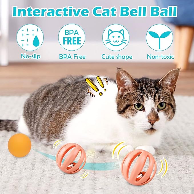 UPSKY Cat Toy Roller 4-Level Turntable Cat Toy Balls - Image 7