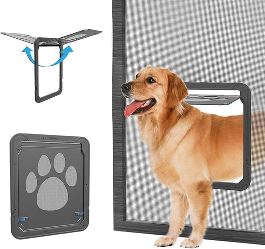 NAMSAN Dog Screen Door, Flap Opening 12 x 14 inches, Dog Door by Namsan