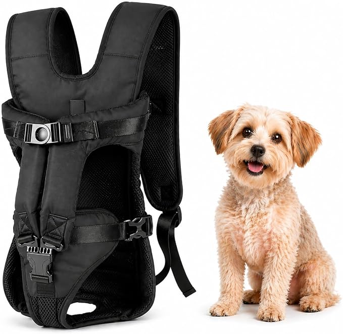 Dog Backpack Carrier, Legs Out Front Pet Carrier by ZTVA