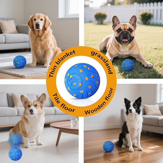 Interactive Dog Toys: Smart Dog Ball – Auto-Bounce, Vibrating & Jumping Action! - Image 7