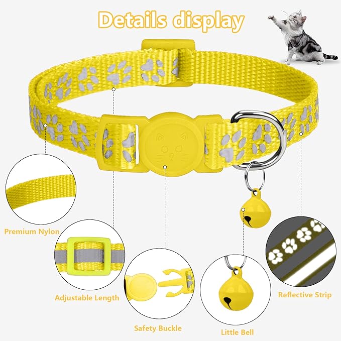 Taglory Reflective Cat Collar Breakaway - Image 5