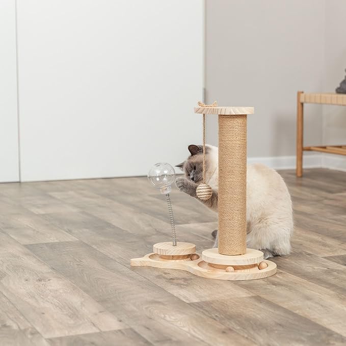 Trixie Oliver 18" Interactive Cat Scratching Post - Image 7