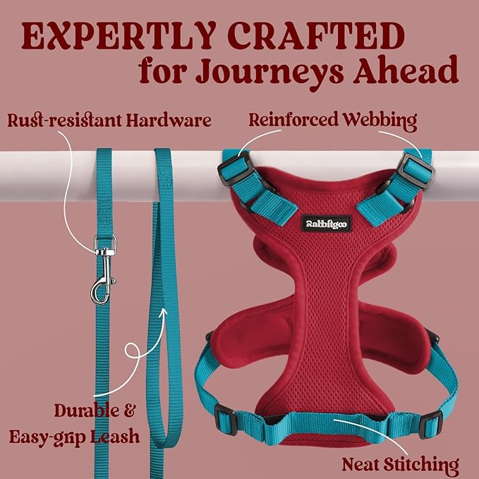 rabbitgoo Cat Harness and Leash Set, Escape Proof Vest Harness - Image 7