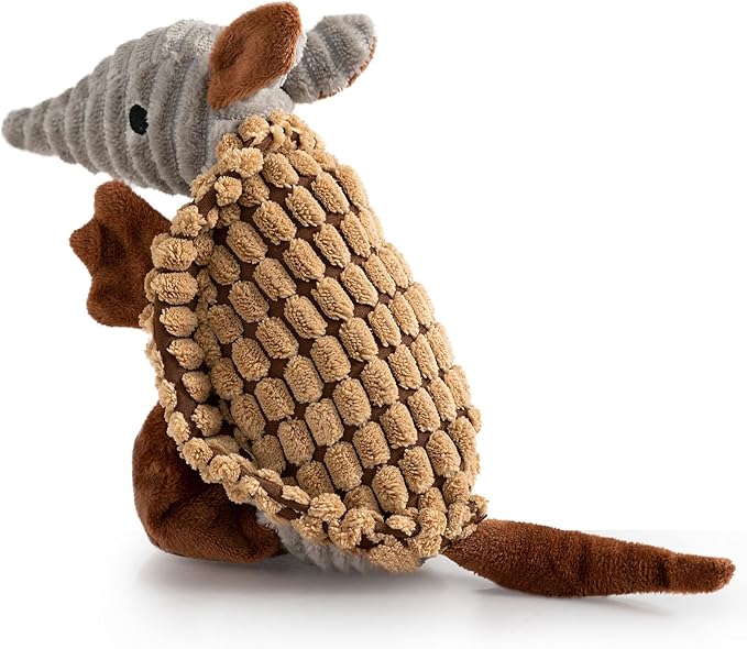 Hollypet Plush Dog Squeaky Toy Stuffed Armadillo Animal Pet Puppy Chew Toys by Hollypet