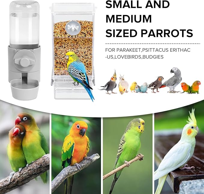 lemtrflo No Mess Bird Feeder Water Dispenser Set, Bird Feeder - Image 2