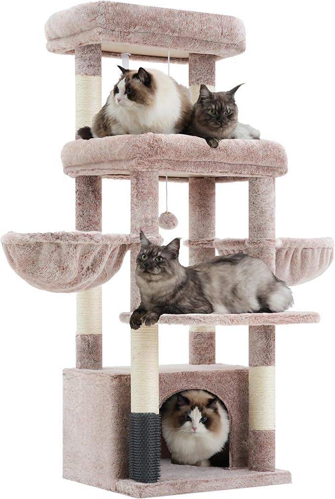 Hey-brother Cat Tree Tower, Scratching Posts by Hey-brother