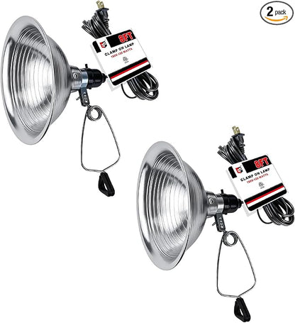 EP Clamp Lamp Light with Detachable 8.5 Inch Aluminum Reflector, 150 Watt E26 by ENERGYPRO