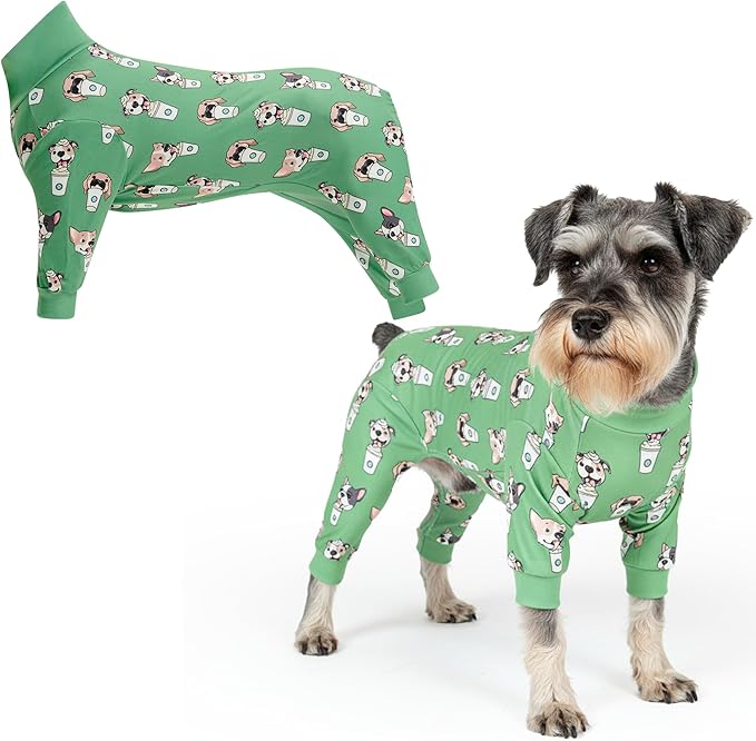 Spark Paws Dog Pajama, Dog Recovery Suit Male, Ultra-Soft and 4-Way Stretch by SparkPaws
