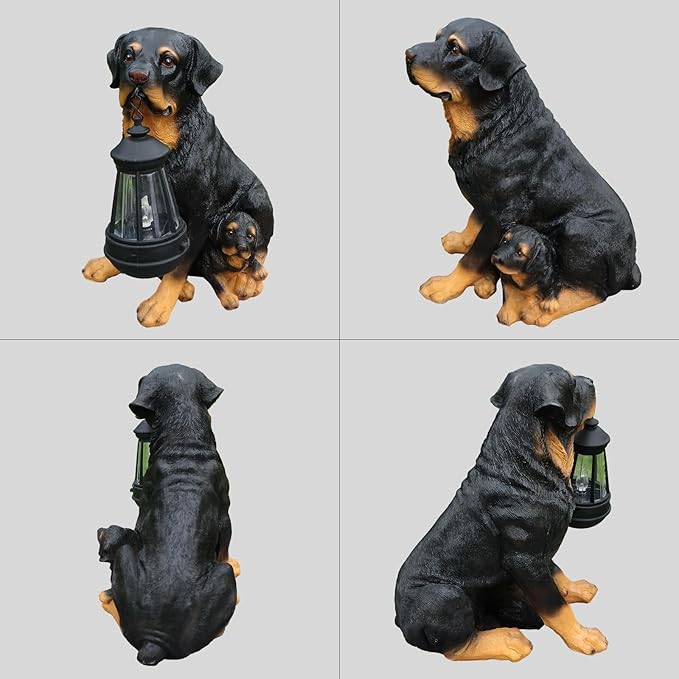 Rottweiler Dog Garden Statue - Image 7