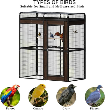 Large Bird Cage for Parakeets Outdoor Bird Aviary Parrot Cage - Image 7
