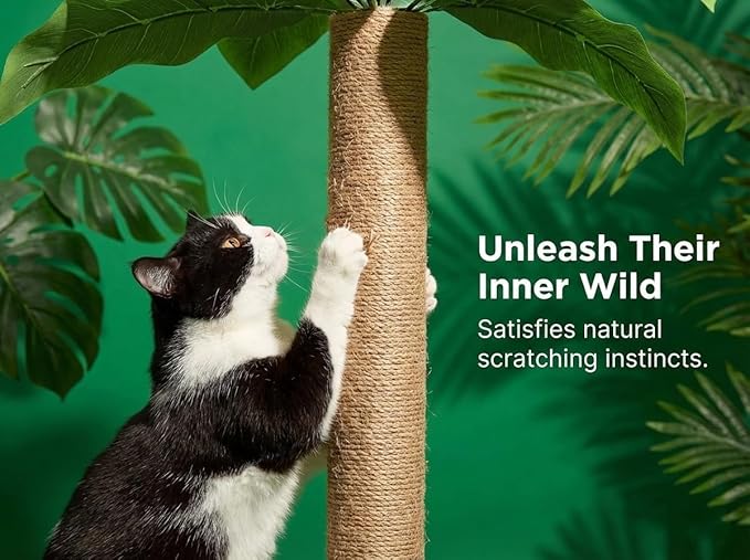 LEMONDA 31.5Inch Cat Scratching Post, Cat Scratcher Tree - Image 5