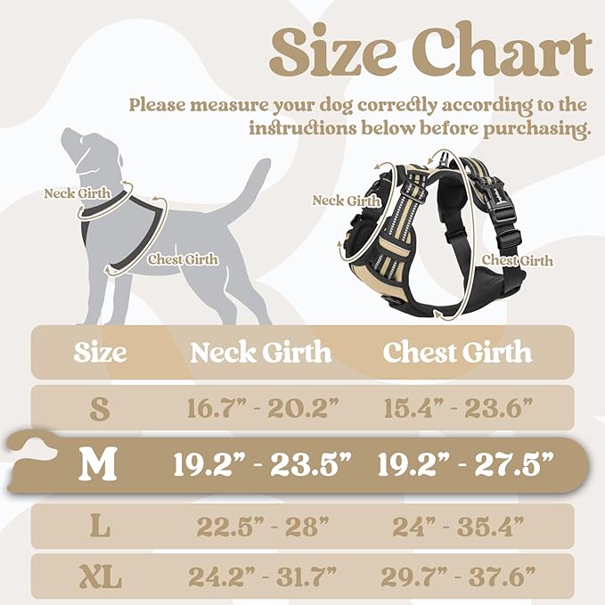 rabbitgoo Dog Harness Medium Sized, No Pull Easy On & Off - Image 2