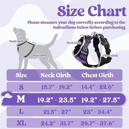 rabbitgoo Dog Harness Medium Sized, No Pull Easy On & Off - Image 2