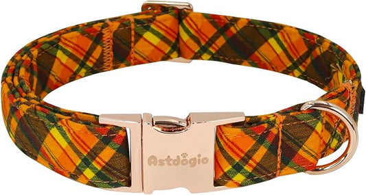 Cotton Fall Dog Collar, Halloween Dog Collars by Unknown