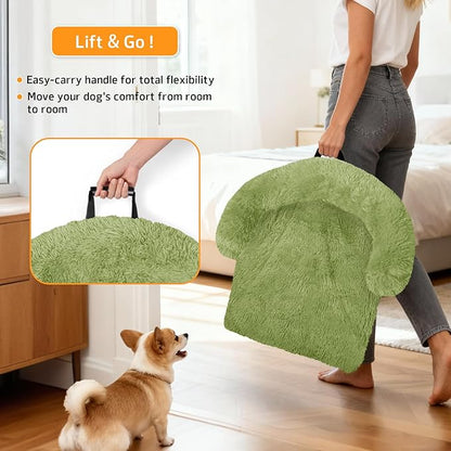 GGIB Calming Dog Bed Fluffy Plush Dog Mat - Image 3