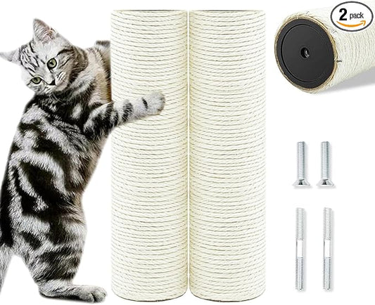 Cat Tree Replacement Post, 2 Pack 9.84in Cat Scratching Post by SIYIPURR