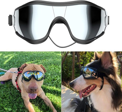 Dog Sunglasses/Goggles, UV/Wind/Dust/Fog Protection Pet Glasses Eye Wear by NVTED