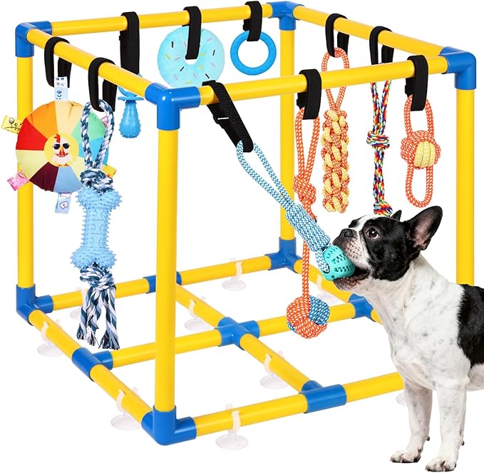WLLEYAY Puppy Play Gym for Small Dogs by WLLEYAY