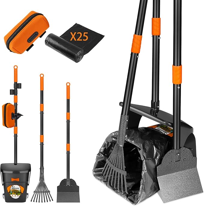 Dog Pooper Scooper with Bags & Dispenser by Unknown