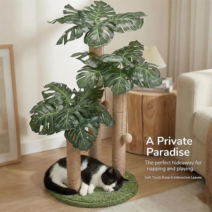 LEMONDA 31.5Inch Cat Scratching Post, Cat Scratcher Tree - Image 6