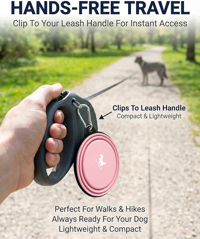 Collapsible Dog Bowls for Travel, BPA Free) - Image 7