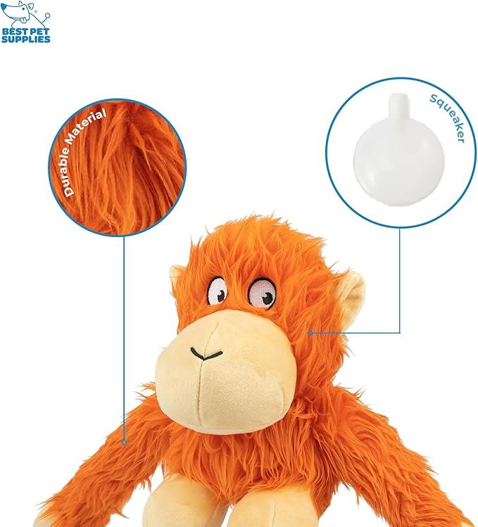 Best Pet Supplies O-Hug-Atan Interactive Squeaky Plush Toy - Image 3