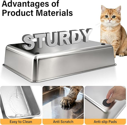 XXXL Stainless Steel Litter Box - Image 4