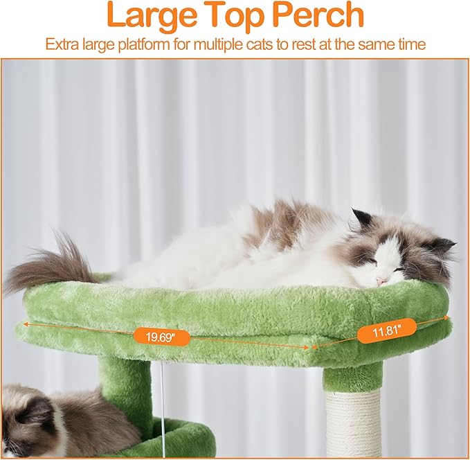Heybly Cat Tree, 71-Inch Tall Tower - Image 3