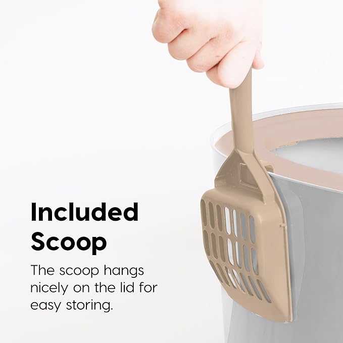 IRIS USA Cat Litter Box Large Top Entry - Image 6