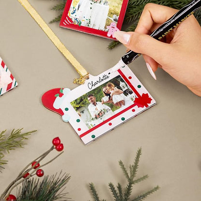 UNIQOOO 2025 Decorative Xmas Gift Acrylic Picture Frame Ornaments - Image 5