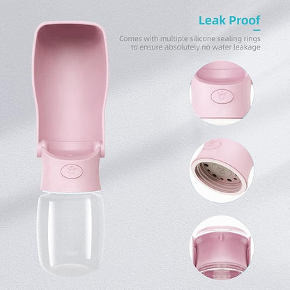 Portable Dog Water Bottle for Walking 19 OZ or 12 OZ Portable Pet Water Bottles - Image 7