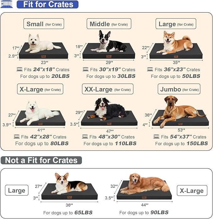 Outdoor Orthopedic Dog Bed, Waterproof Dog Bed - Image 2