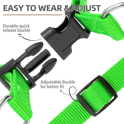 PUPTECK No Pull Dog Harness Soft Adjustable Basic Nylon Step in Puppy Vest - Image 3