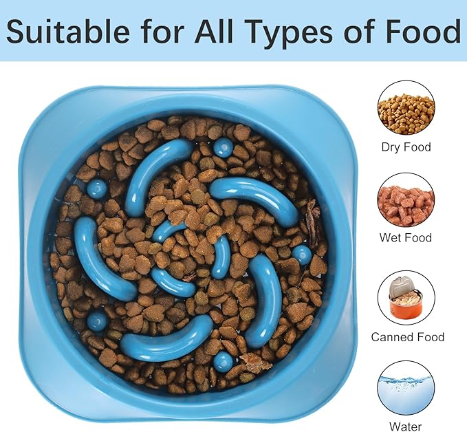 MateeyLife Slow Feeder Dog Bowls, Anti-Choking Puzzle Dog Food Bowls, Anti-Slip - Image 6