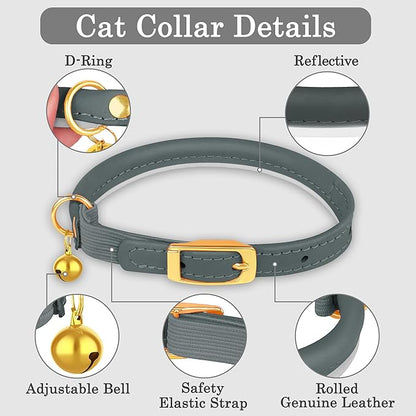 OOPSDOGGY Rolled Leather Cat Collar - Image 4