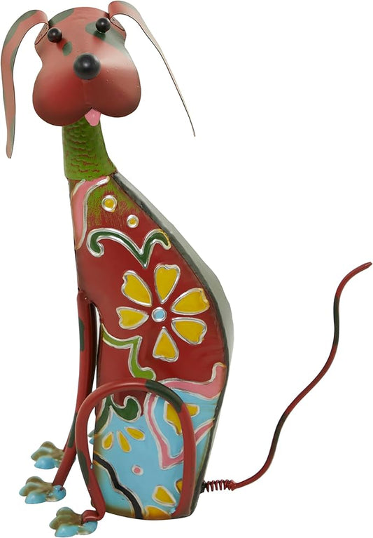 Deco 79 Metal Dog Decorative Garden Sculpture Indoor Outdoor Garden Statue by Unknown