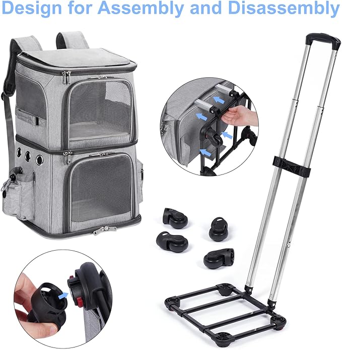 HOVONO Double-Compartment Pet Carrier Backpack - Image 5