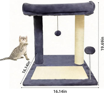 Cat Scratching Post, 19.69" H Cat Tree - Image 7