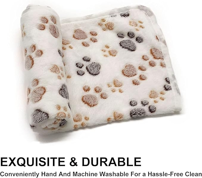 SORKUT 1 Pack 3 Puppy Dog Blankets Super Soft Warm Sleep Mat Fluffy Premium - Image 5