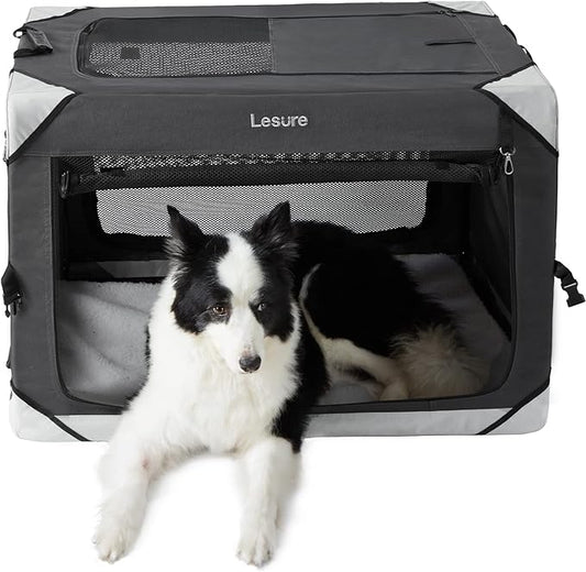 Lesure Collapsible Dog Crate by Lesure